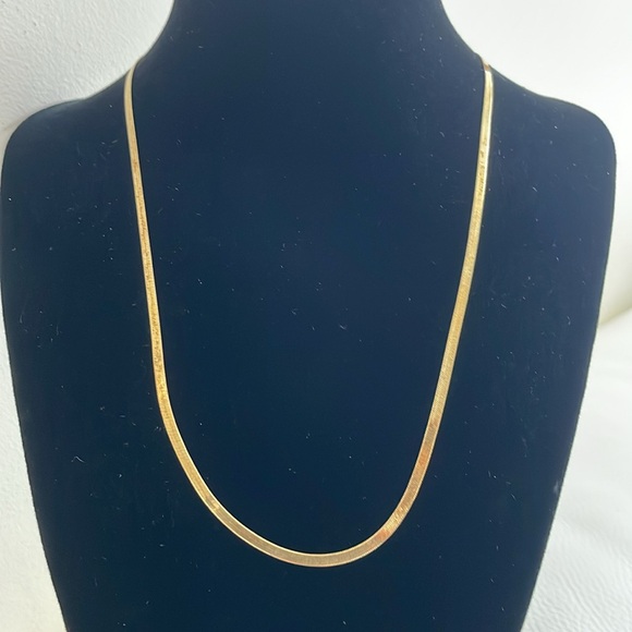 Italian silver herringbone chain for men and women - Picture 2 of 4